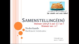 Samenstellingen tussen n en s uitlegoefening [upl. by Pinzler]