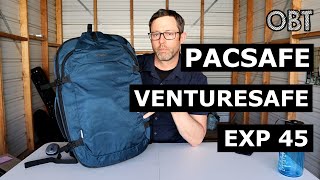 Pacsafe Venturesafe EXP45 Security Travel Backpack [upl. by Olive]