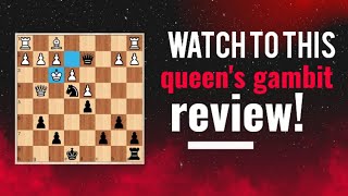 Queens gambit review  Chess game [upl. by O'Grady834]