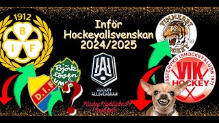 INFÖR HOCKEYALLSVENSKAN 20242025 [upl. by Aisatan]