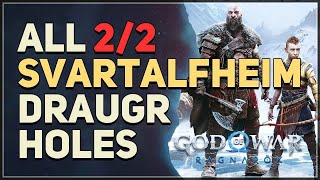 All Svartalfheim Draugr Holes God of War Ragnarok [upl. by Juback464]