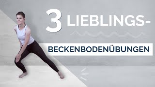 Beckenbodentraining  3 effektive Übungen zur Kräftigung deines Beckenbodens [upl. by Trudey802]