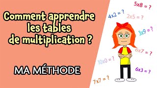 Comment apprendre les tables de multiplication plus facilement  Ma méthode [upl. by Warchaw]