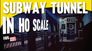 Subway Tunnel in HO Scale [upl. by Dennet]