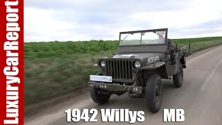 1942 Willys MB Military Jeep  Detailed Walkaround Review and Test Drive [upl. by Sharyl]