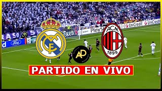 🔴 REAL MADRID vs AC MILAN EN VIVO ⚽ CHAMPIONS LEAGUE 202425 🎙️ ALERTA DEPORTES [upl. by Aicek]