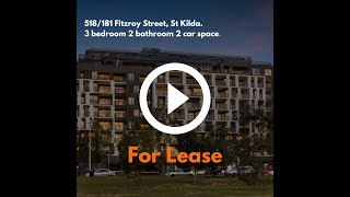 For Lease  518181 Fitzroy Street St Kilda [upl. by Mudenihc]