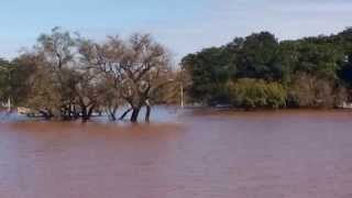 Creciente del Rio Uruguay en Paso de los Libres Ctes 2014 [upl. by Yeldar836]