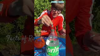 CocaCola Sprite Fanta experiment 🧪 tamilexplainedshortsexperimentlifehackscocacolaspritetamil [upl. by Maxantia965]