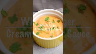 Whataburger Creamy Pepper Sauce Recipe whataburger saucerecipe [upl. by Malan634]