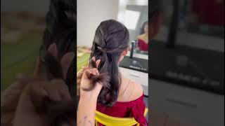 Hairstyles tutorial hairstyles videoshort ponytail hairtutorial [upl. by Luba125]