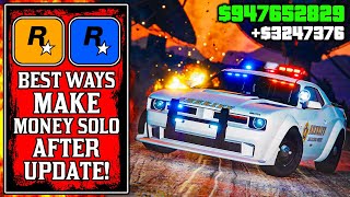 Its Secretly LUCRATIVE BEST WAYS To Make Money SOLO After UPDATE in GTA Online GTA5 Fast Money [upl. by Anerual]