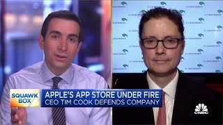 Apple will win Epic Games App Store battle but could lose the war analyst says [upl. by Nahpos]