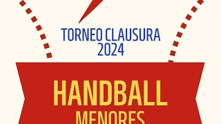 REGATAS VS TUPUNGATO MENORES TORNEO CLAUSURA 2024  1tiempo [upl. by Wilmette]