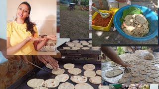 100 Coconut s and 150kg of flour lets make the Rotiපොල් 🥥 ගෙඩි 100යි පිටි 150Kgහදමුද රොටී🤤 [upl. by Edyth]