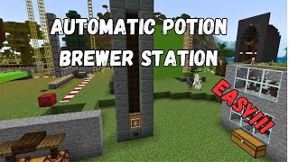 Minecraft 121 Make Potions Automatically With This Easy To Use Potion Brewer [upl. by Lamahj582]