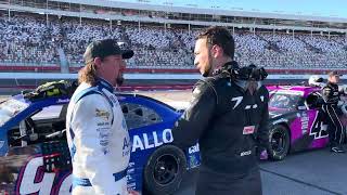 Anthony Alfredo Seeks Out Josh Williams After ROVAL Race [upl. by Raseta]