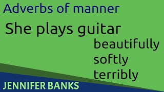 Adverbs of manner  English Grammar [upl. by Asiak961]