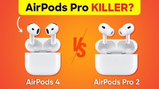 Apple AirPods 4 vs AirPods Pro 2 Key Differences EXPLAINED [upl. by Aynav]