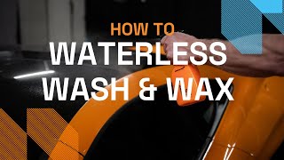 HOW TO USE  Waterless Wash amp Wax  McLaren Car Care [upl. by Meadow413]