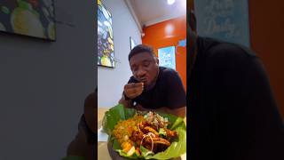 I Visited Aladdin Restaurant Spintex Road To Try Their Signature Coconut Rice with Chicken Wings [upl. by Cristen]