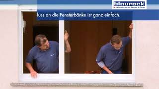 Montage des Blaurock SMART FensterWunder  Das Fenster mit integriertem Rollladen [upl. by Marco]