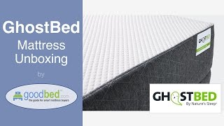 GhostBed Mattress Unboxing by GoodBedcom [upl. by Nnahgem]