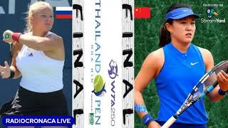 RADIOCRONACA FINALE WTA250 HUAN HIN 2024 SHNAIDERZHU LIN [upl. by Benni]