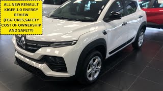 All New Renault kiger 10 Energy Zen AMT Review Features Safety Price and fuel consumption [upl. by Nylecoj687]