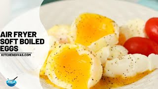 Super Easy Air Fryer Soft Boiled Eggs [upl. by Isa795]