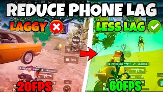 HOW TO FIX LAG amp FPS DROP IN PUBG MOBILEBGMI  LAG FIX TIPS AND TRICKS [upl. by Ferretti677]