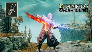 Elden Ring Shadow of the Erdtree  Rellanas Twin Blades Weapon Moveset Showcase [upl. by Enitsrik]