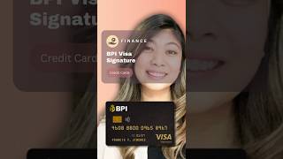 BPI Visa Signature Credit Card bpicreditcard travelcard travelcreditcards [upl. by Aetnahc395]