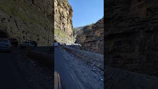 Chalus Road Iran is surrounded by forested cliffs [upl. by Manard]