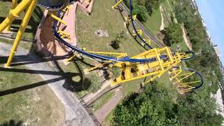 Montu Front Row POV  Busch Gardens Tampa 2024 [upl. by Elay157]