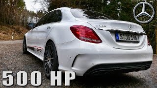 Mercedes C400 by GAD EXHAUST Sound LOUD Startup amp REVS by AutoTopNL [upl. by Uttica]