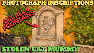 Indiana Jones amp the Great Circle Photograph Inscriptions Fountains The Stolen Cat Mummy The Vatican [upl. by Rist547]