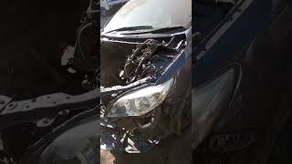 2010 model Corolla front accident repairing [upl. by Ahkeber164]