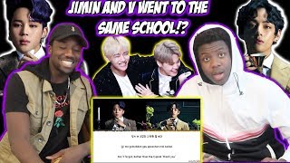 BTS JIMIN V  FRIENDS 친구 Lyrics REACTION [upl. by Soane]