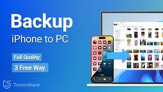 How to Back Up iPhone to PC  3 Ways  Full amp Specific Backup Guide [upl. by Ahsaetan]