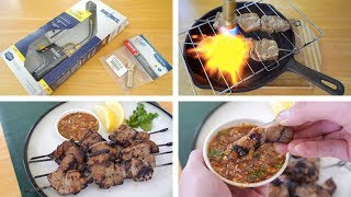 Best IndoorGrill Ever BernzOmatic TS8000  SansaireBZ4500HS Torch Tip Thai MooYang Grilled Pork [upl. by Alice]