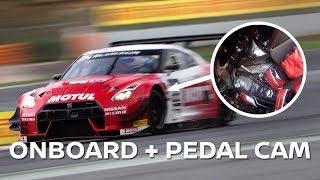 GTR NISMO GT3  BARCELONA PEDAL CAM  ONBOARD [upl. by Audre]