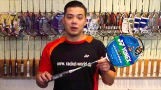 Yonex Voltric 5 Racket Review by wwwracketworldde [upl. by Nonek]