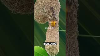 The weaver bird building its elaborate nest birds facts [upl. by Assert]