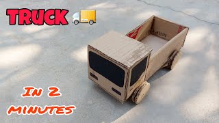 How To Make RC Tipper Truck From Cardboard  Very Simple  The Crafts Crew [upl. by Lanos]