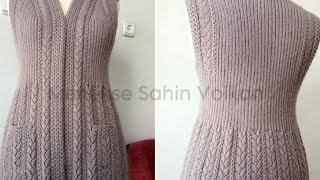 Şahane Çeyizlik Yelek modeli 1 bölüm knitting corekt babyknits şişörgü sweter [upl. by Yennaiv445]