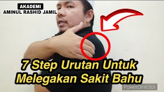 Cara urut sakit bahu Rasa sakit bila angkat tangan [upl. by Klump819]