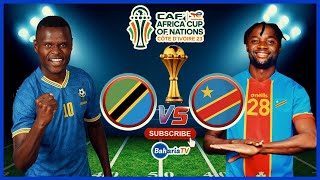 🔴 LIVE TAIFA STARS  0  vs  0  CONGO AFCON 2023 [upl. by Aetnahs184]