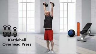 How to do a Kettlebell Overhead Press [upl. by Attennaj734]