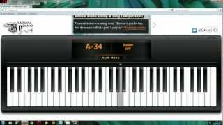 Marsz triumfalny Triumphal March  quotAidaquot  Virtual Piano fragm [upl. by Albie]